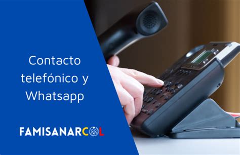 telefono de famisanar cafam servicio al cliente|Teléfono de Famisanar